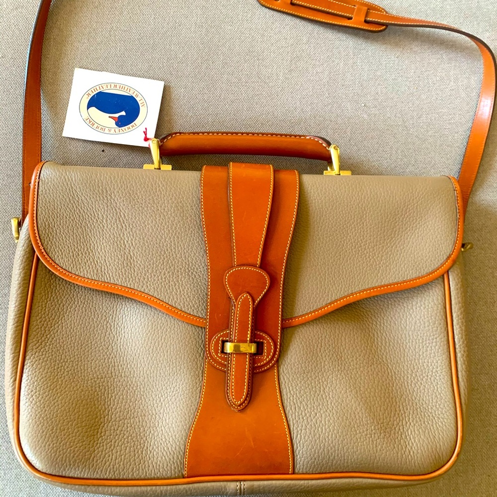 Dooney & Bourke genuine leather satchel